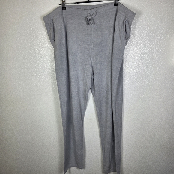 Barefoot Dreams Pants - Barefoot Dreams CozyChic Ultra Lite Everyday Pants Women's Size 3XT Frost